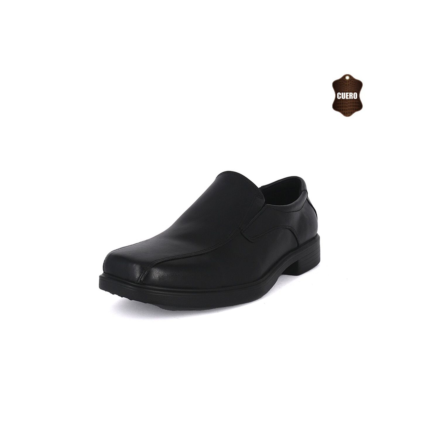 Zapato De Cuero Triton Negro London Adixt image number 0.0