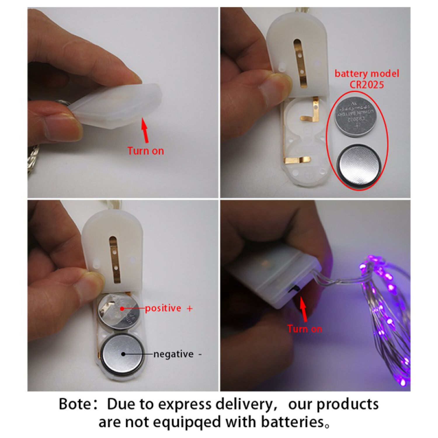 Luces Micro Led Hadas Pilas 2 Metros Colores Pilas Incluidas image number 20.0
