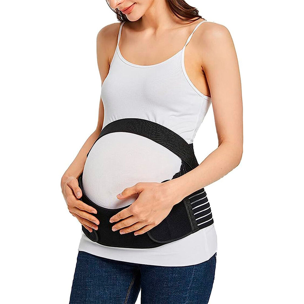 Cinturón Preparto Universal Para Embarazadas Negro M image number 6.0