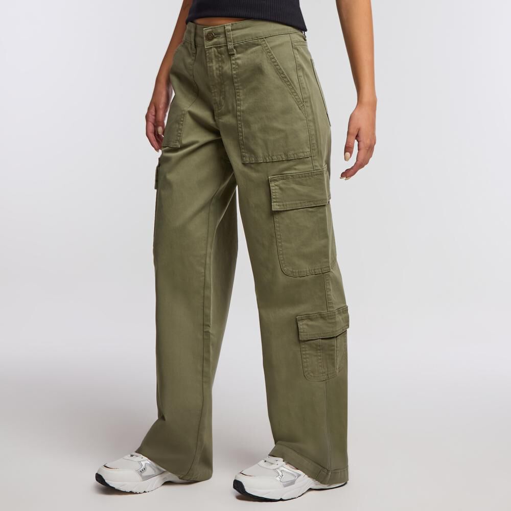 Pantalón Tiro Medio Cargo Mujer Freedom image number 2.0