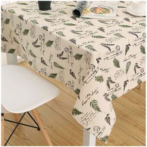 Mantel Para Mesa Rectangular De Lino De Algod&oacute;n 140x220cm Md08