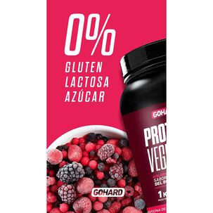 Prote&iacute;na Vegetal Soya Gohard 1kg Sabor Frutos Del Bosque
