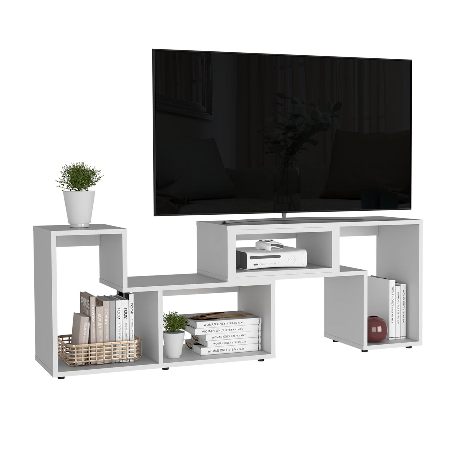 Rack Tv 50" Extensible 120/160 Cm image number 1.0