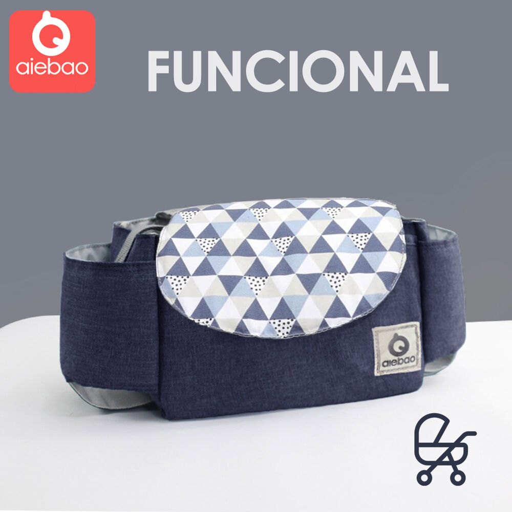 Bolso Maternal Colgante Para Coche De Bebé Azul - Babymine image number 6.0