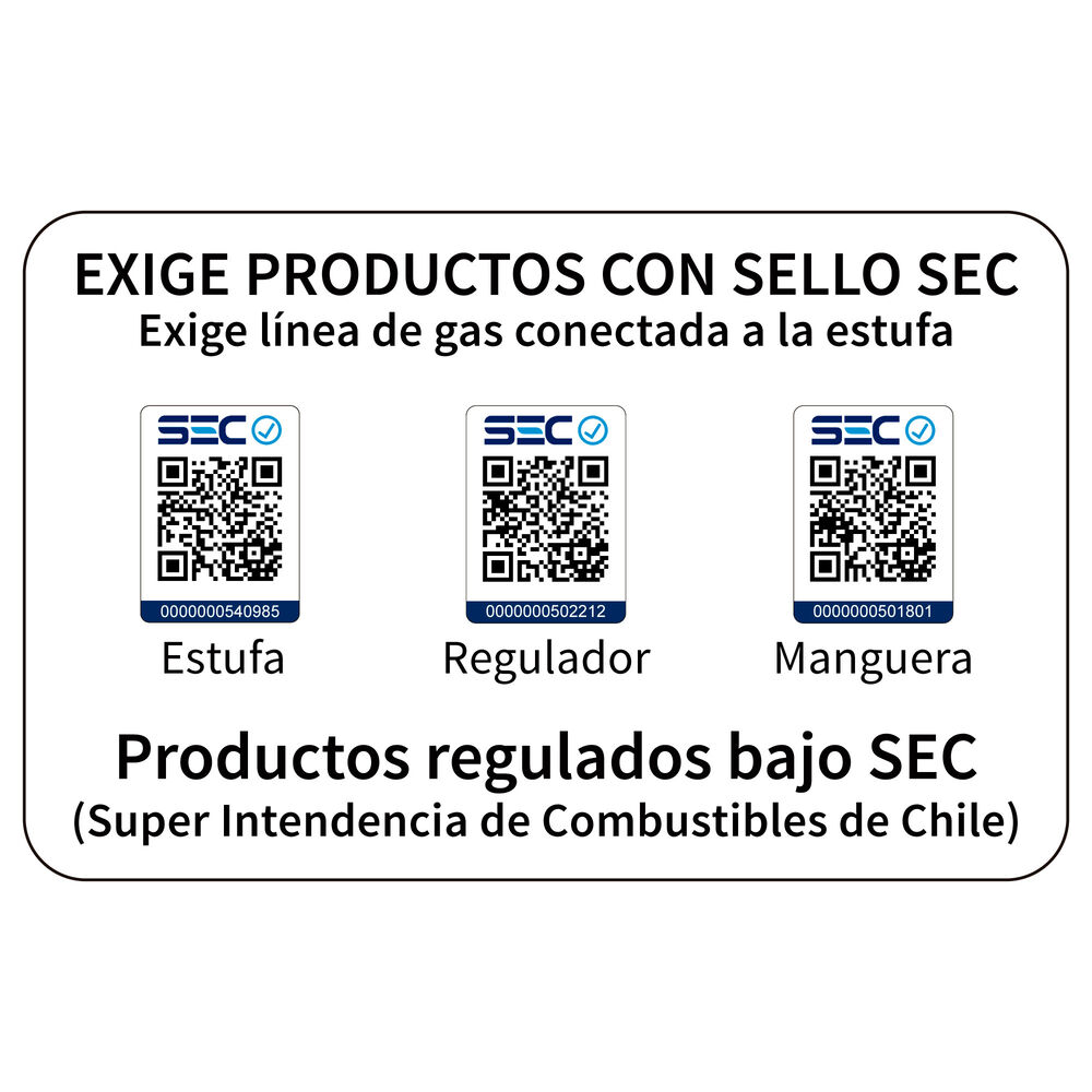 Estufa A Gas 15 Kg 4,2 Kw Varme Pro Black image number 5.0