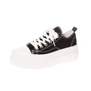 Zapatilla Lona Negro V&iacute;a Franca Art. 52111b21191black