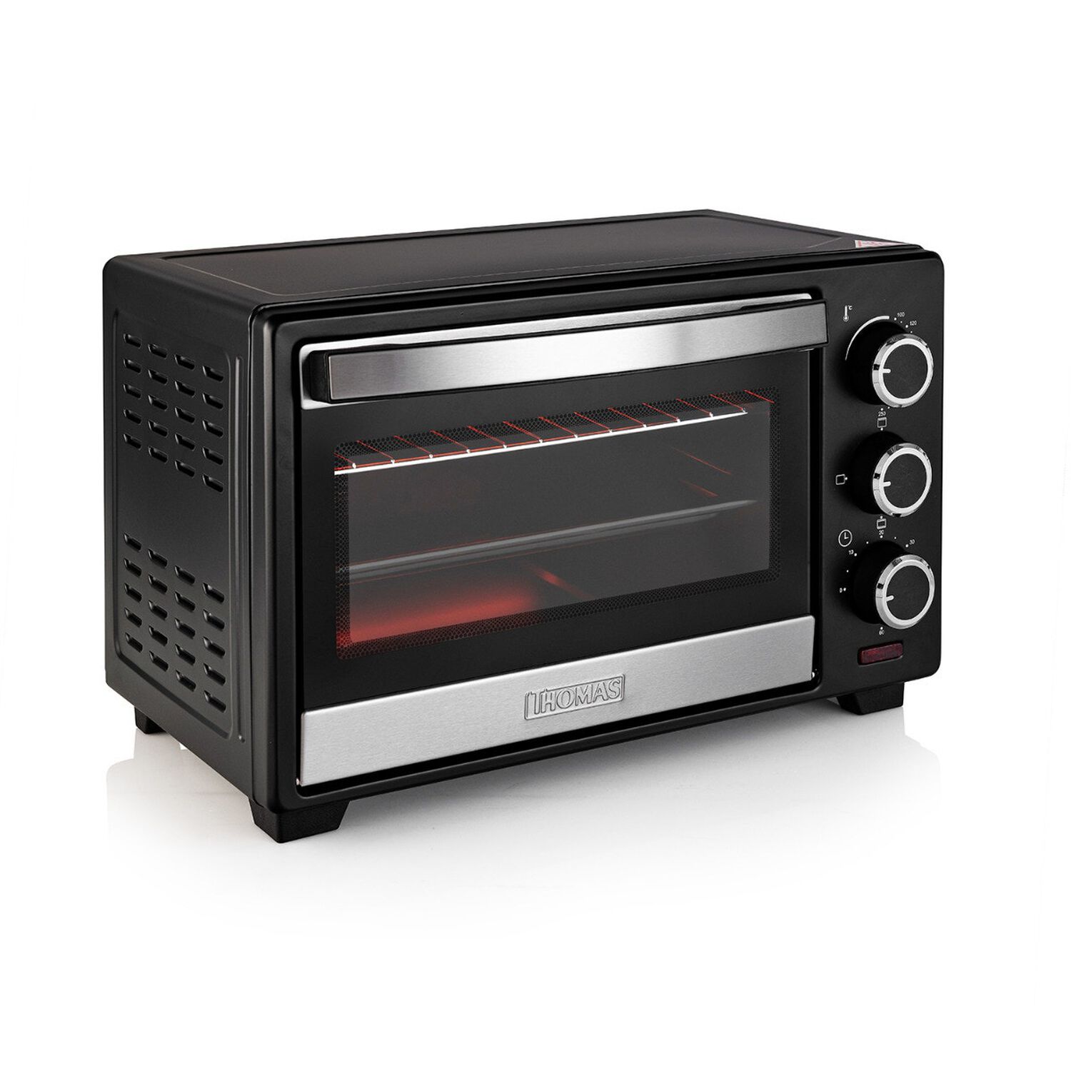 Horno El&eacute;ctrico De Mesa Thomas 16 Litros 1500w Con Grill Y Timer 60 Minutos Negro image number 2.0