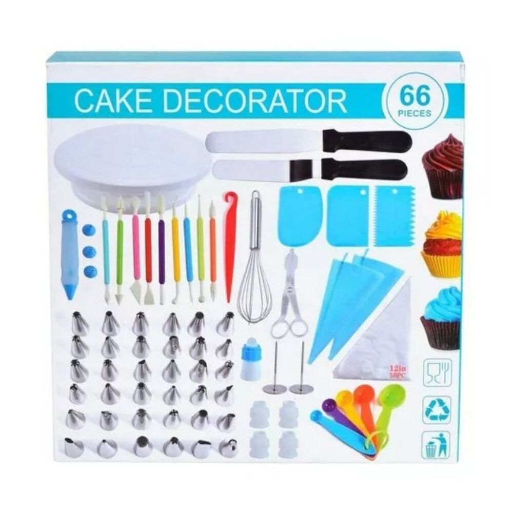 Set 66 Piezas Reposteria Plato Giratorio Kit Pasteler&iacute;a image number 4.0