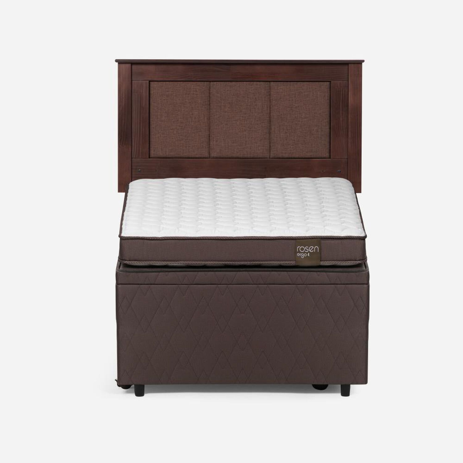 Bed Boxet Rosen Ergo T / 1.5 Plazas / Base Normal + Respaldo Rachel image number 4.0
