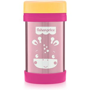 Termo Acero Inox Fisher Price 450ml Rosa Bb1091