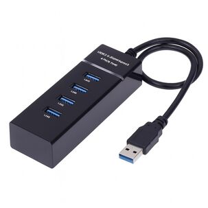 Hub 4 Puertos Multi Usb 3.0 Indicador Luz Led Adaptador