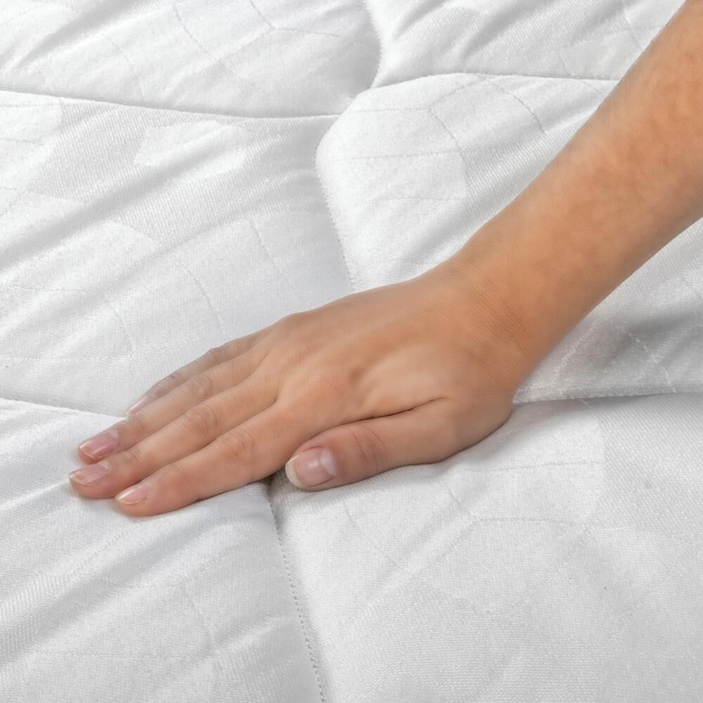 Cama Americana Flex Star / 2 Plazas / Base Dividida + Set De Maderas image number 3.0