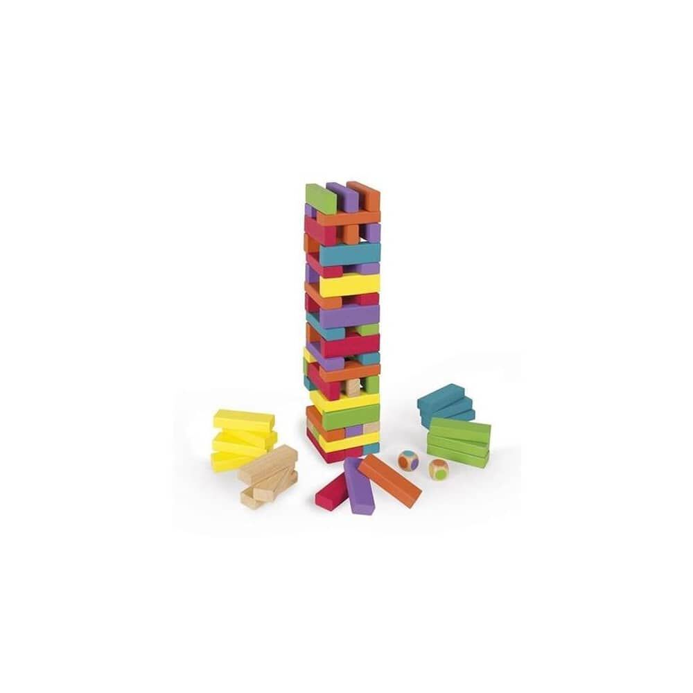 Juego De Yenga Color , Wiss Toy O Torre Infernal 54 Piezas image number 3.0