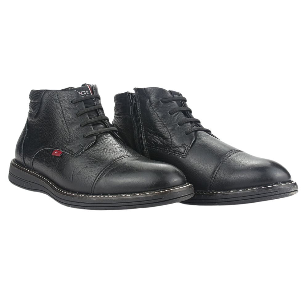 Botin Ferracini Hombre 6153 Kingston Negro/negro Casual image number 4.0