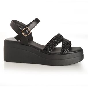 Sandalia Mujer Via Uno Black