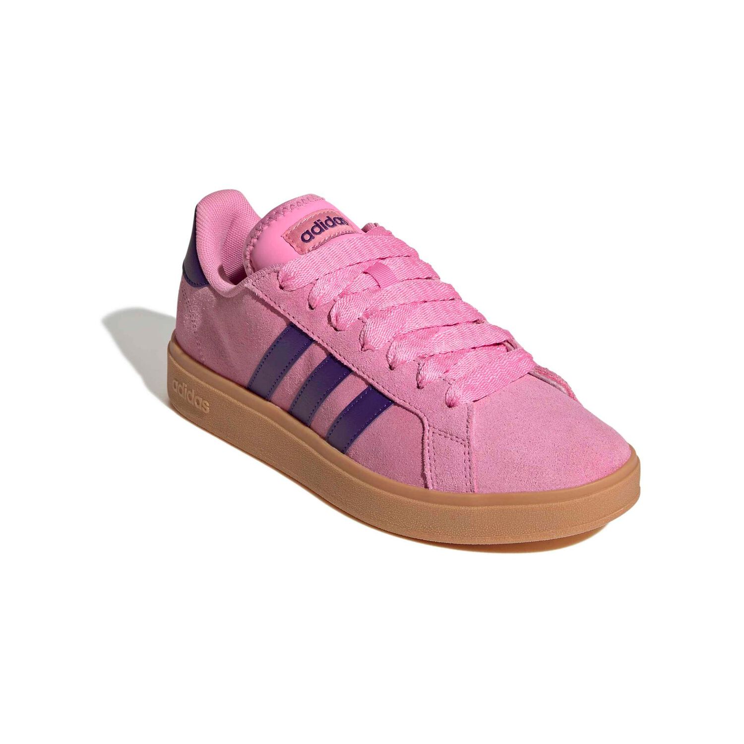Zapatilla Urbana Mujer Adidas Grand Court Base 00s Rosado image number 14.0