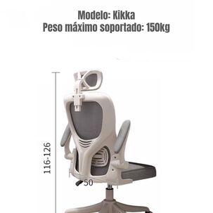 Silla De Escritorio 360° Kikka Con Apoyacabeza Negra Silla De Escritorio 360° Kikka Con Apoyacabeza Negra