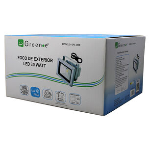 Foco Exterior Led 30w. Luz Fr&iacute;a