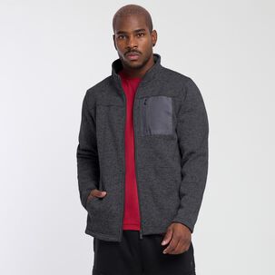 Polerón Deportivo Bloque Color Cuello Alto Hombre Wetland