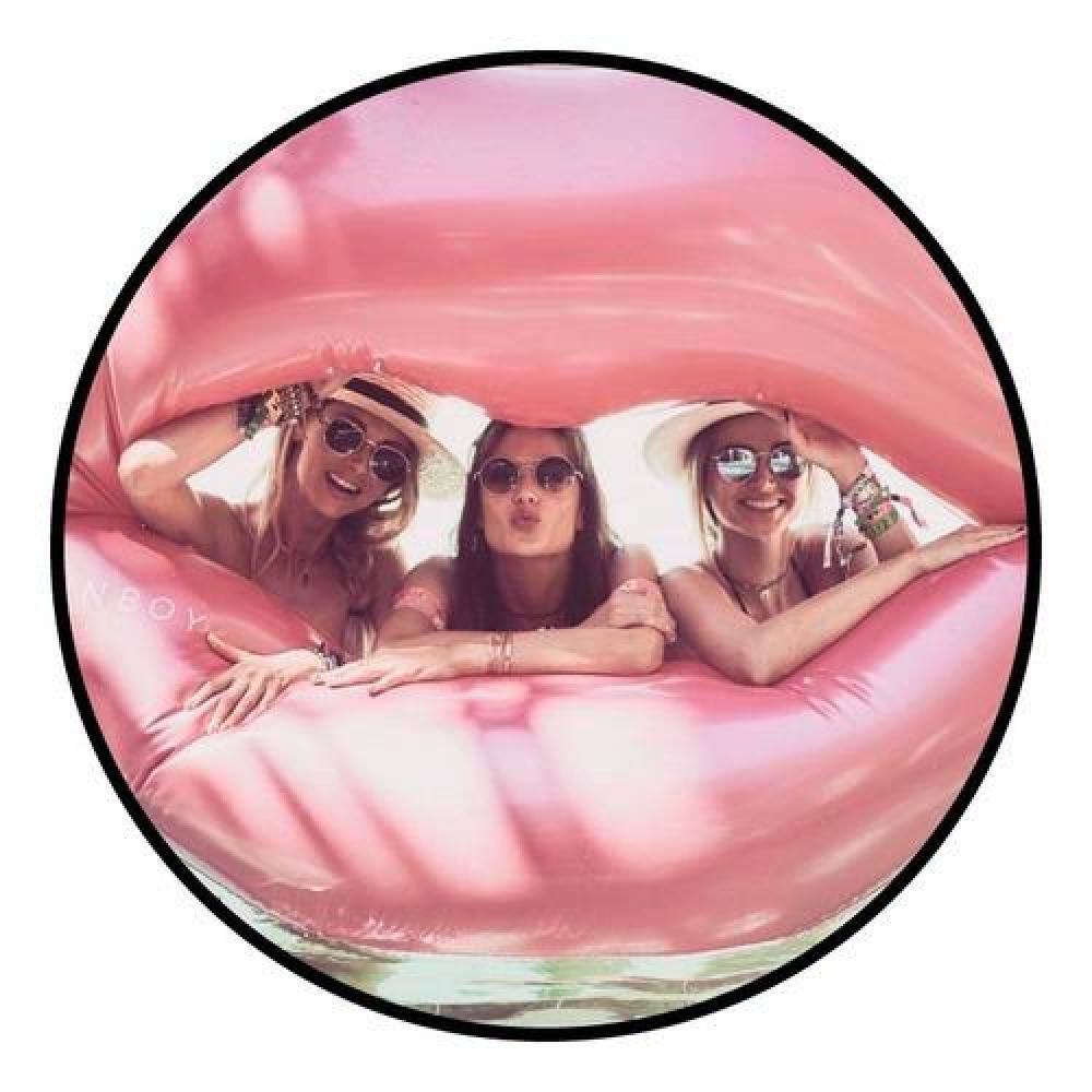 Flotador Xxl Labios Boca Inflables Piscina Pool Party image number 1.0
