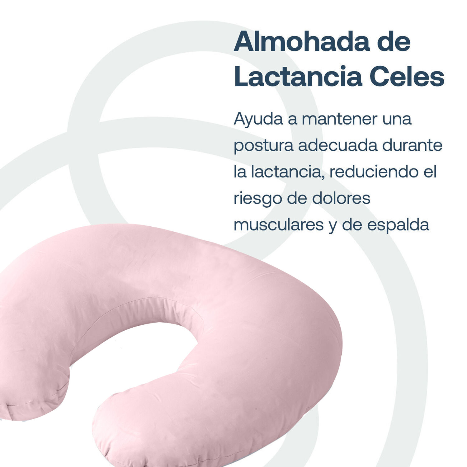 Cojin De Lactancia Rosa Bebesit image number 2.0