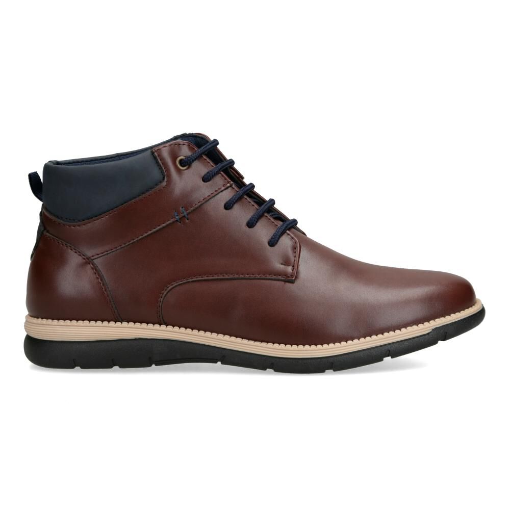 Zapato Casual Hombre Az Black Brown image number 2.0