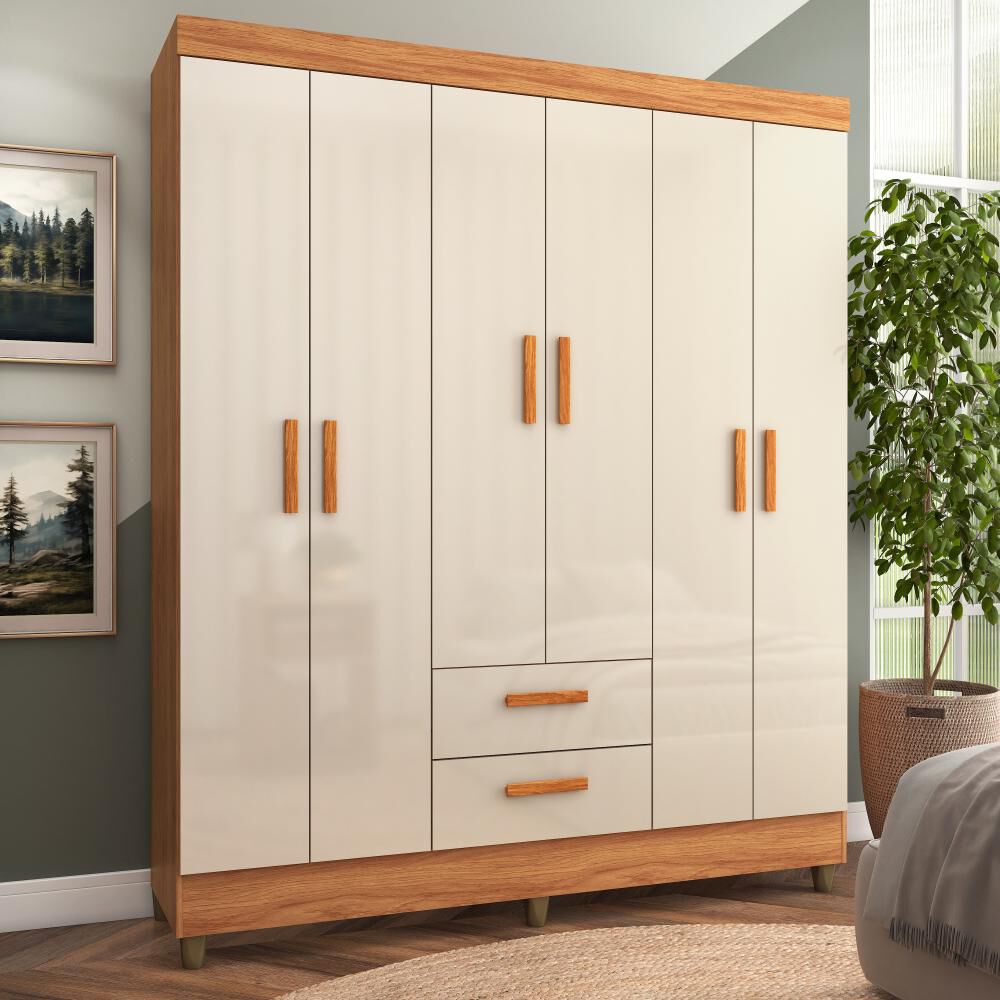 Cl&oacute;set Di Poretti Design Lite / 6 Puertas / 2 Cajones image number 3.0