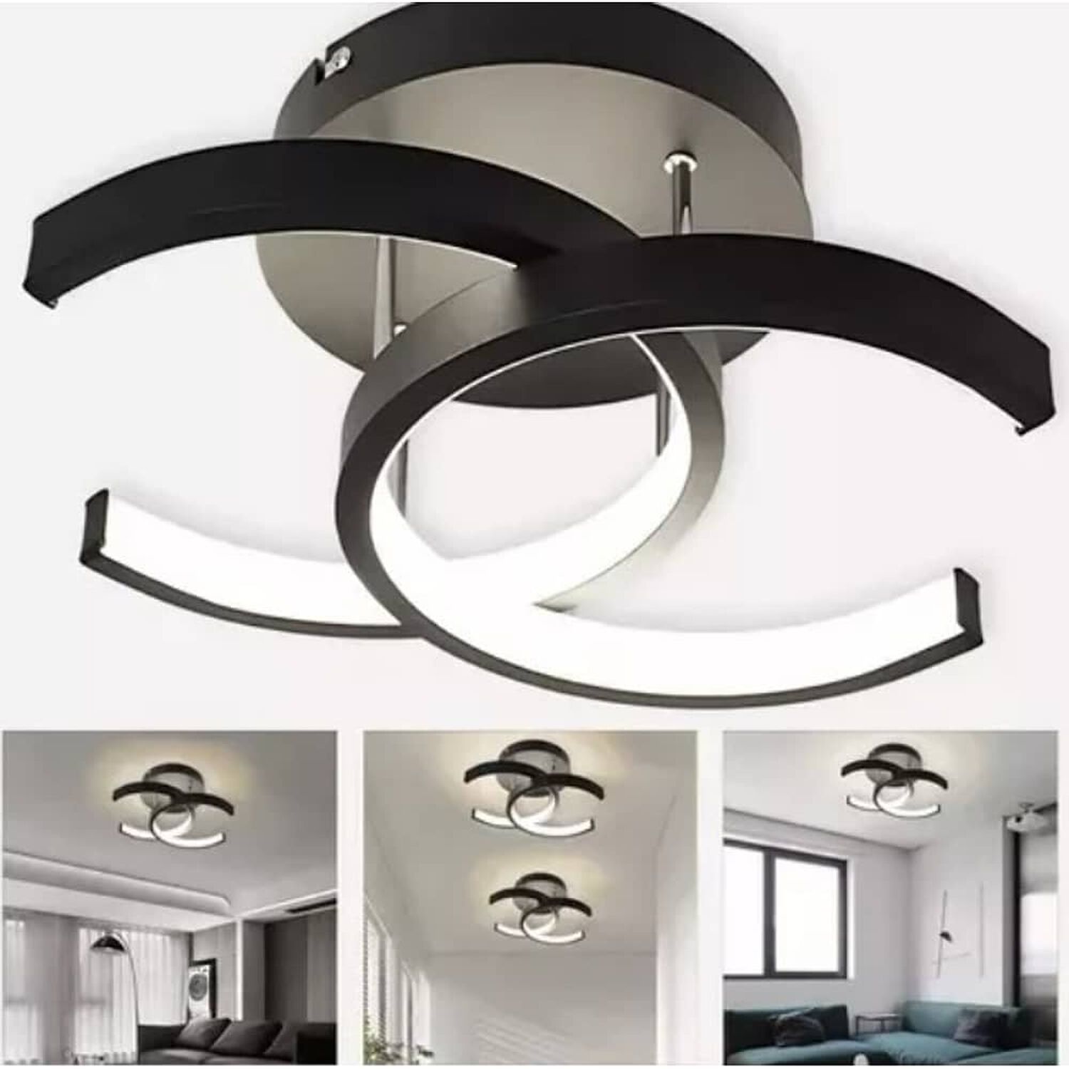 L&aacute;mpara De Techo Led Decorativaspara Ba&ntilde;o Moderna Colgante image number 0.0