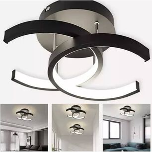 L&aacute;mpara De Techo Led Decorativaspara Ba&ntilde;o Moderna Colgante