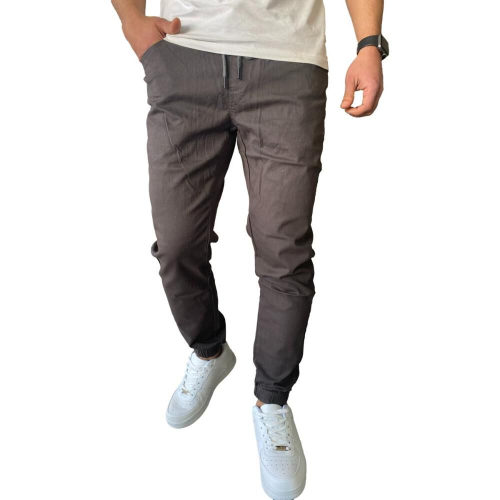 Jogger Mosaico Pantalón Slim Fit Elasticado Colores image number 6.0