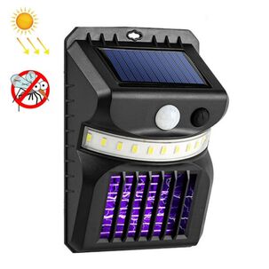 Aplique Solar Mata Mosquitos Led Sensor Inteligente W7912