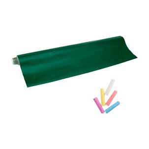 Pizarra Adhesiva Verde Pared Para Tiza Green Sticker 2 Mts