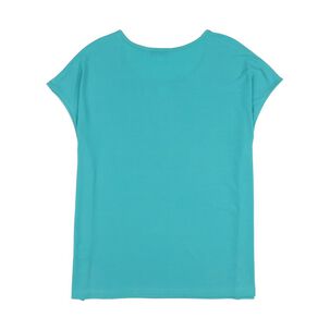 Polera Lisa Manga Corta Cuello V Mujer Lesage