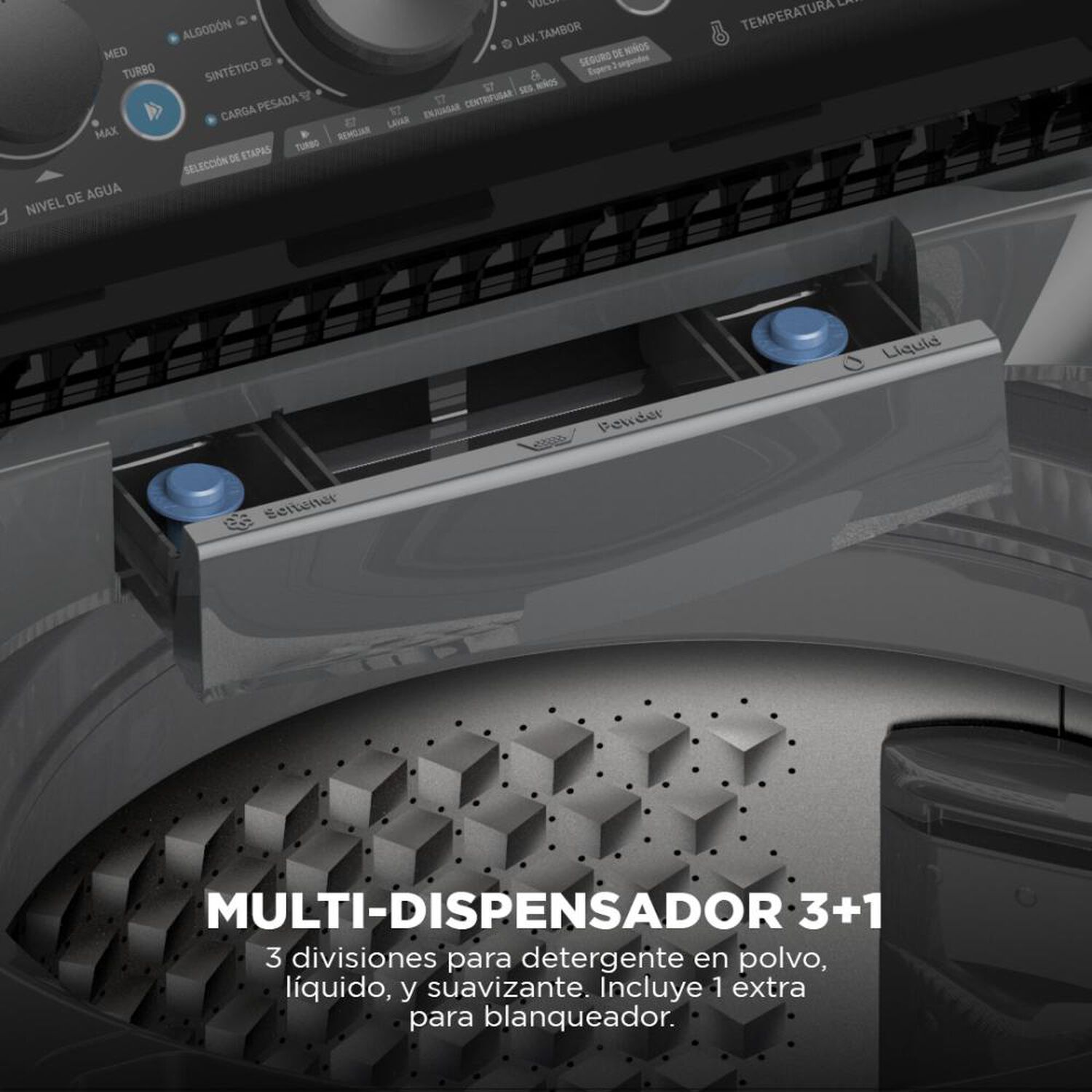 Lavadora Midea MA500W210/G / 21 Kg image number 7.0