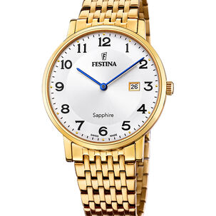 Reloj F20020/4 Festina Swiss Plateado Hombre Swiss Made