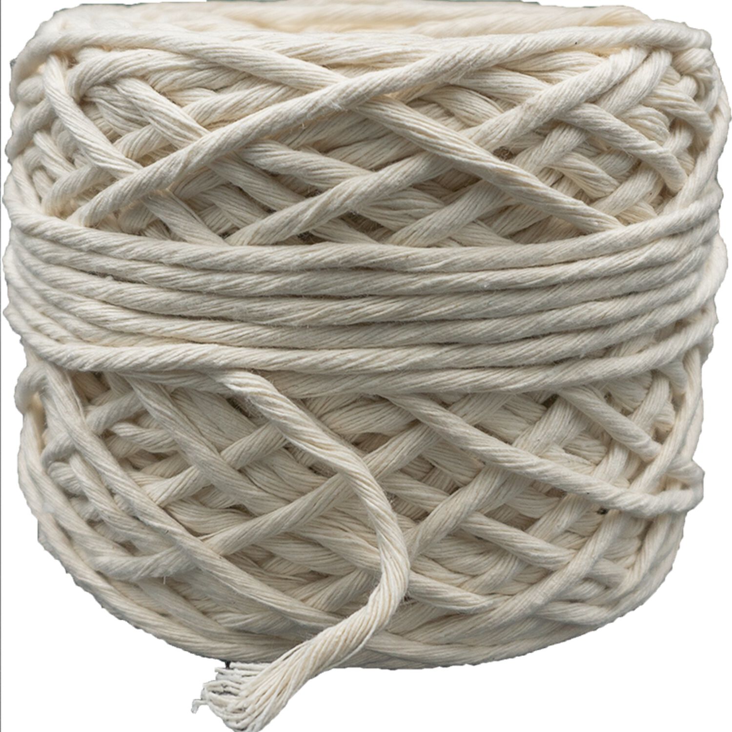 Algod&oacute;n Peinado 3mm Macram&eacute; 100mts 350gr Aprox Cuerda Cord&oacute;n image number 0.0