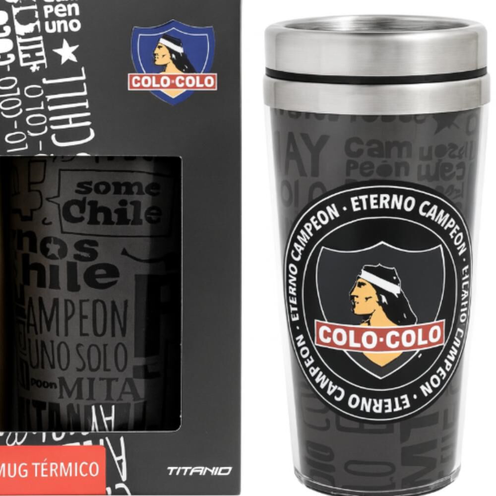 Mug T&eacute;rmico Colo Colo Original &ndash; Acero Inoxidable image number 2.0
