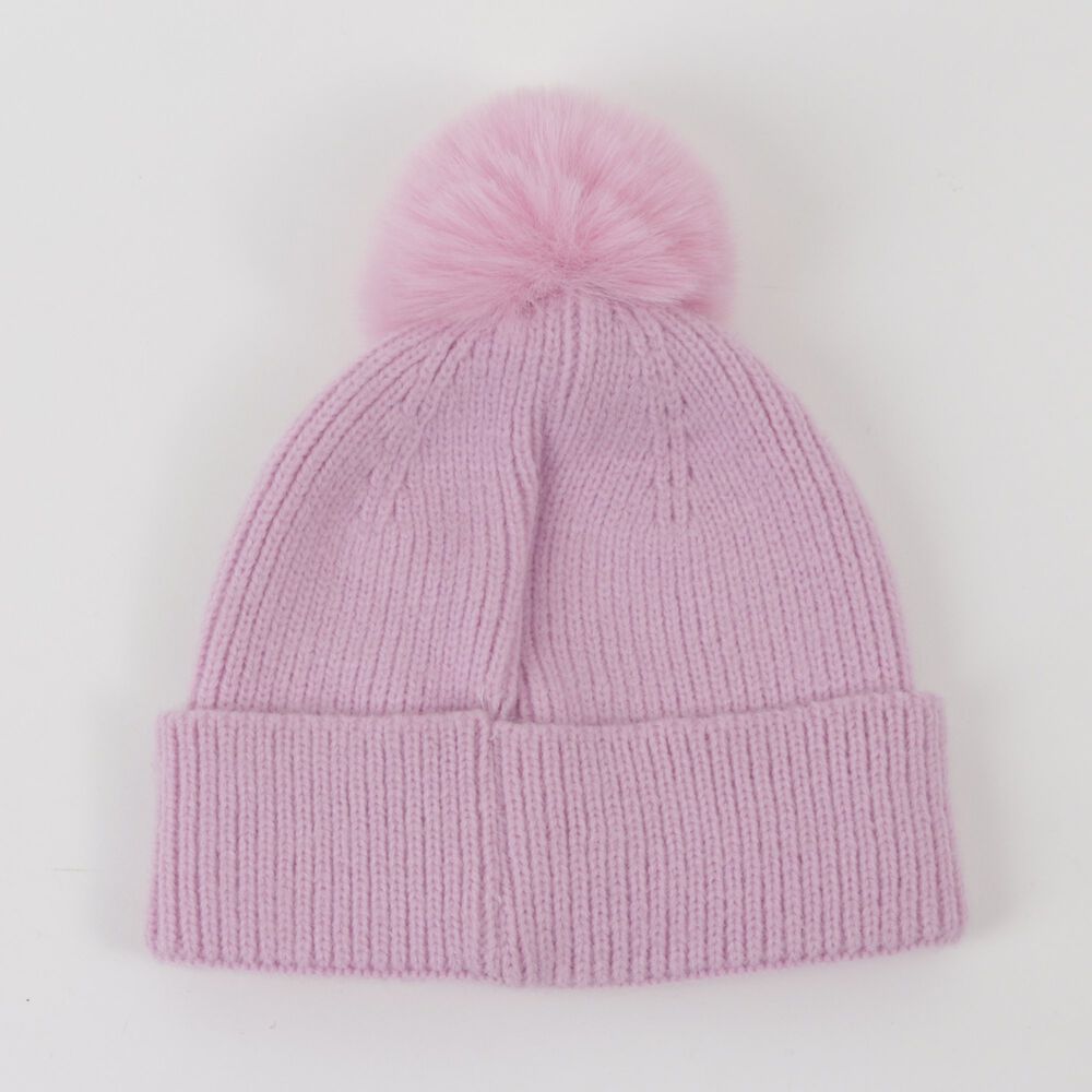 Gorro Con Pomp&oacute;n Ni&ntilde;a Minnie Rosado Disney image number 1.0