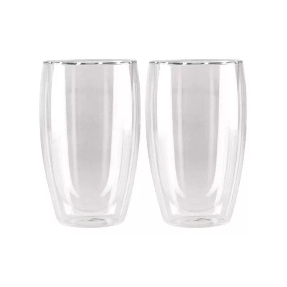 Pack 2 Vasos Doble Pared Vidrio 473 Ml Transparente image number 0.0