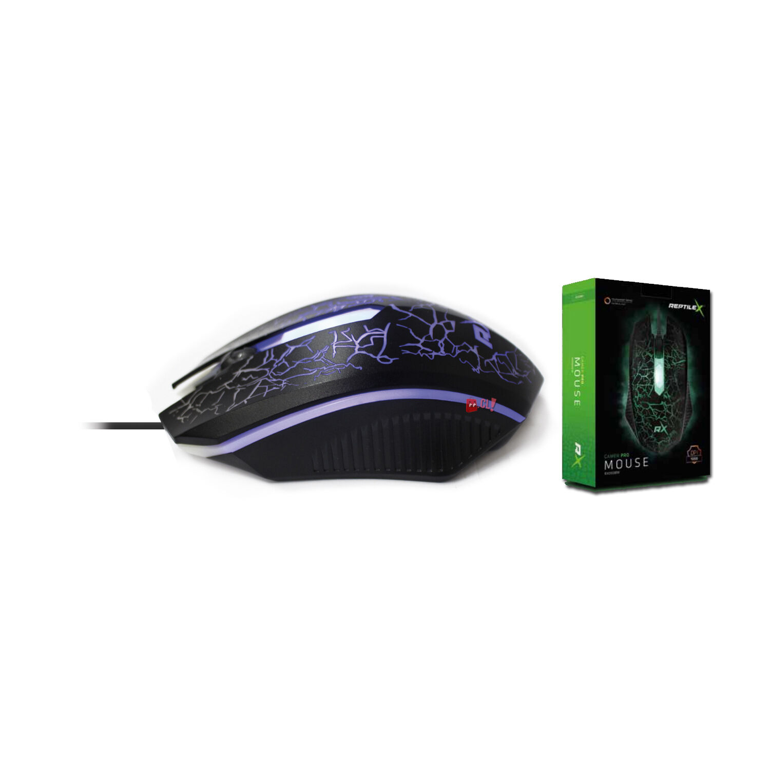 Mouse Gamer Pc Usb Retroiluminado Negro - Ps image number 1.0
