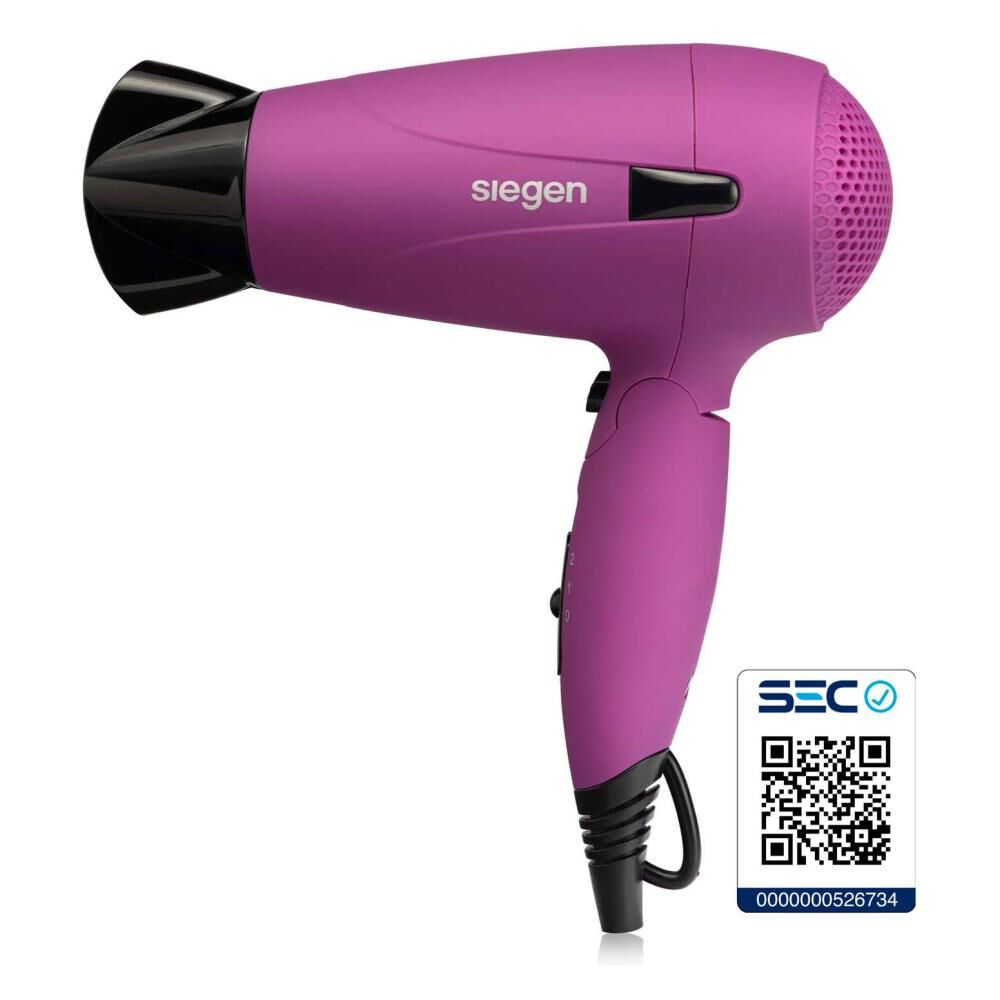 Secador De Pelo Siegen Let's Go Travel SG-3012C61 image number 7.0