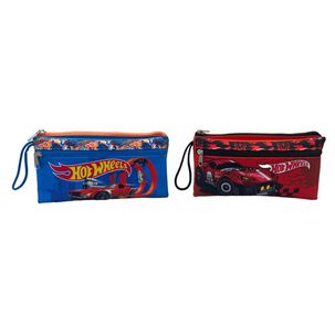 Estuche Doble Cierre Hot Wheels 2 Dise&ntilde;os