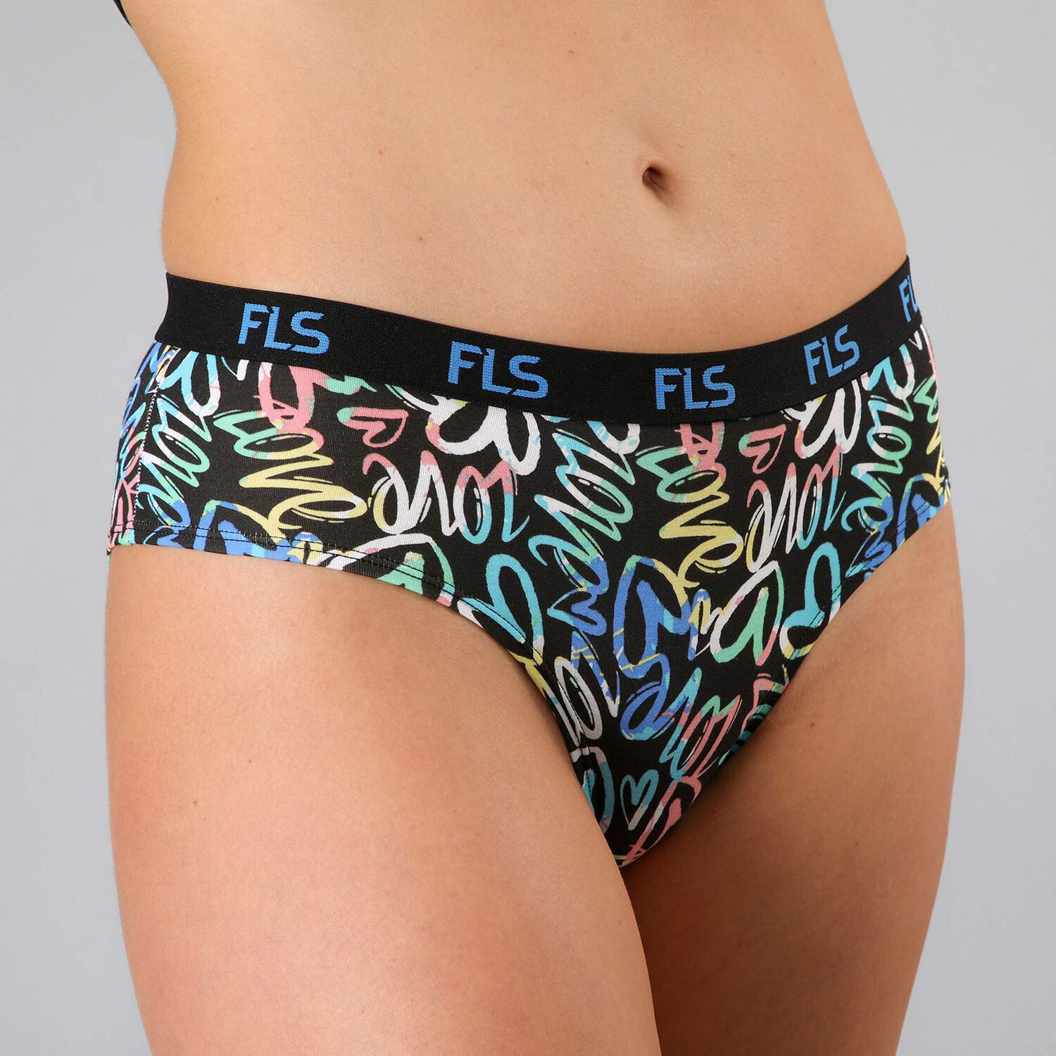Pack 3x Bikini Algodon Fls Flores Mujer 25586-252 image number 2.0