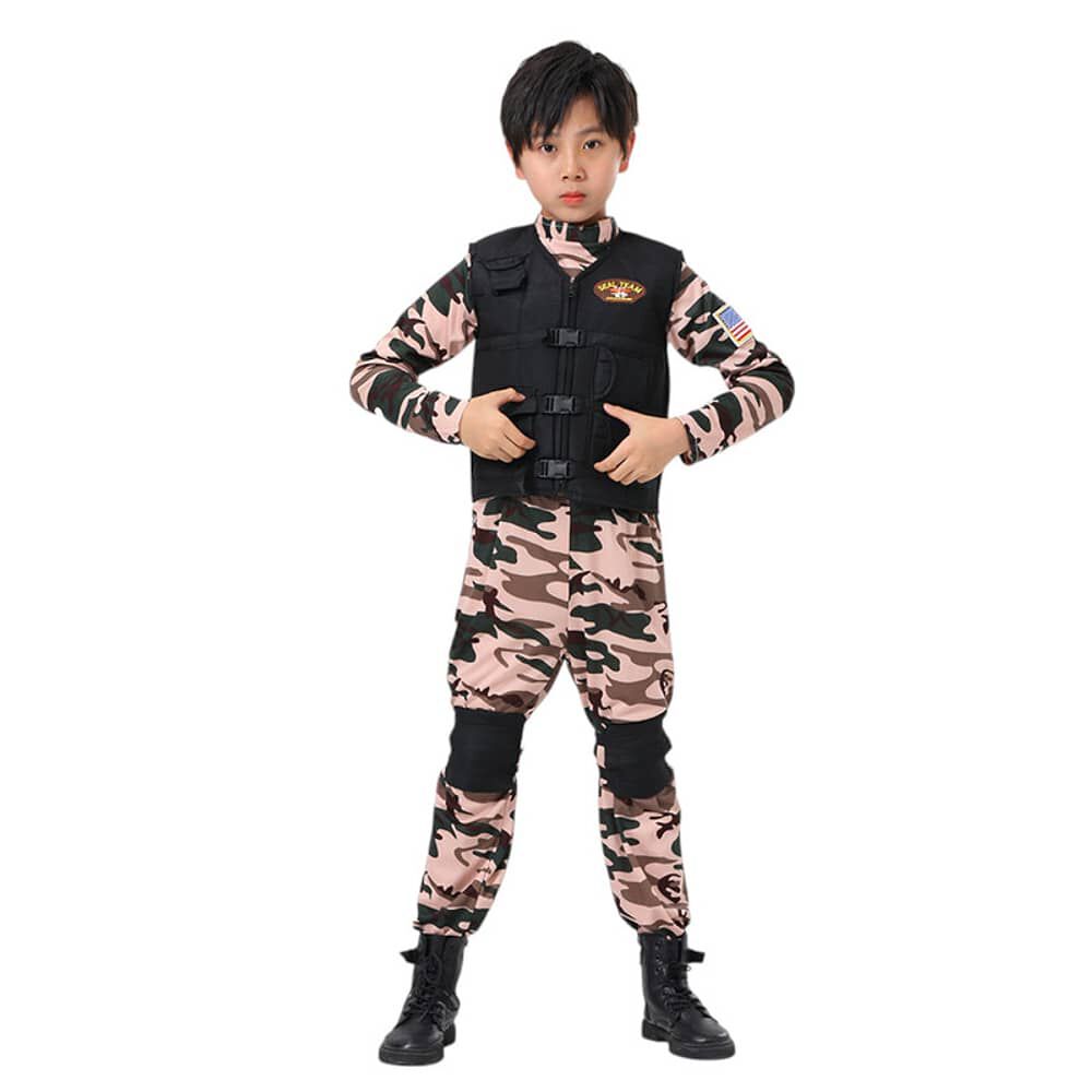 Disfraz Infantil Militar Marino Navy Seal Usa image number 0.0