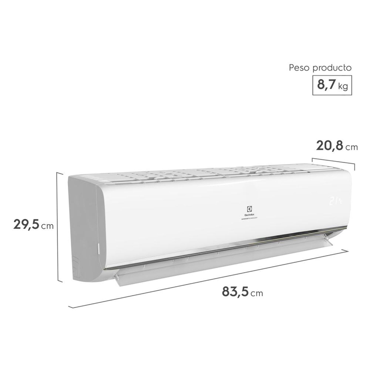 Aire Acondicionado Split Electrolux Inverter EAIX12 / 2000 BTU image number 1.0
