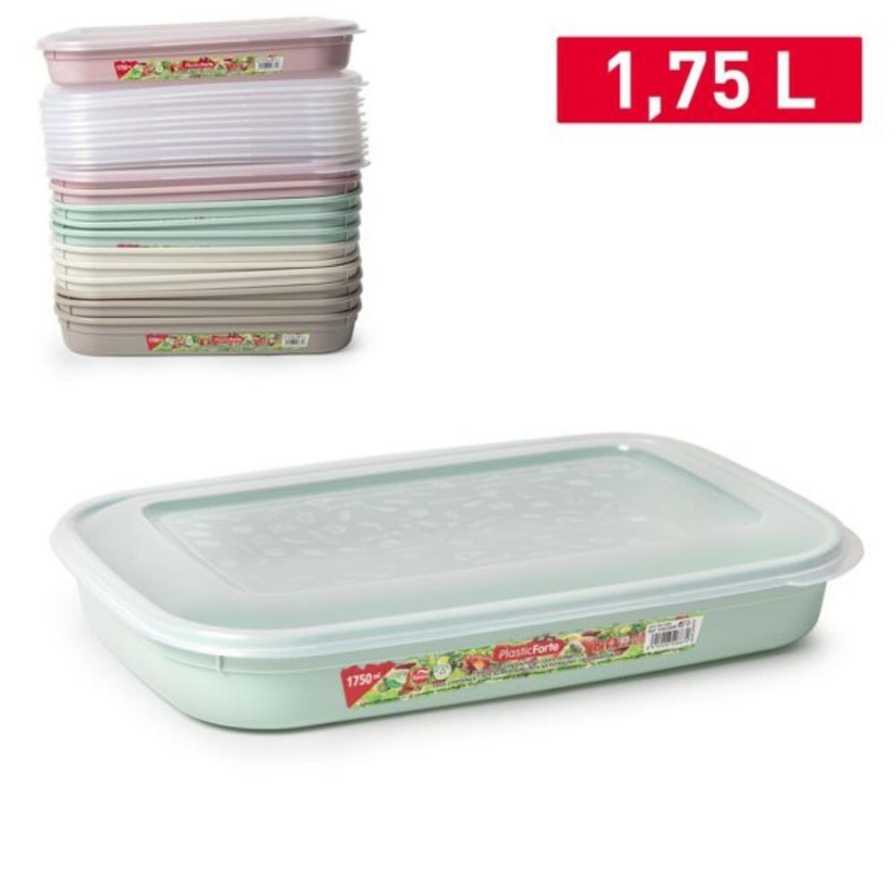 Fiambrera Classic Rectangular 1,75 L Colores Surtidos image number 0.0