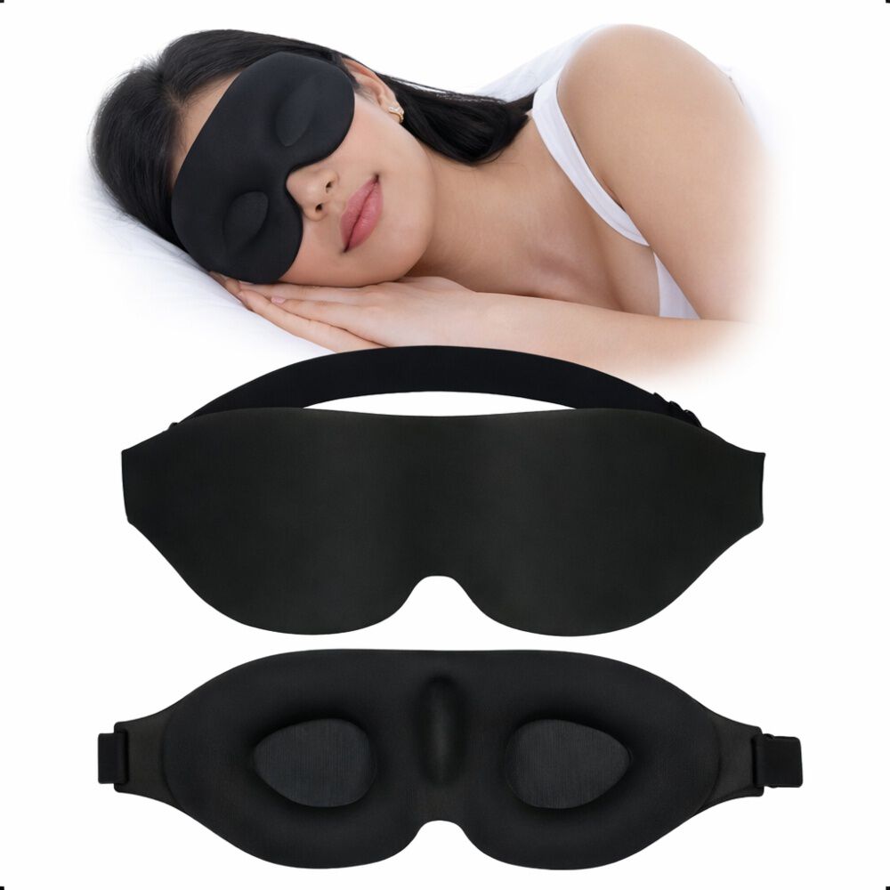 Antifaz 3d Total Oscuridad Suave Ajustable image number 0.0