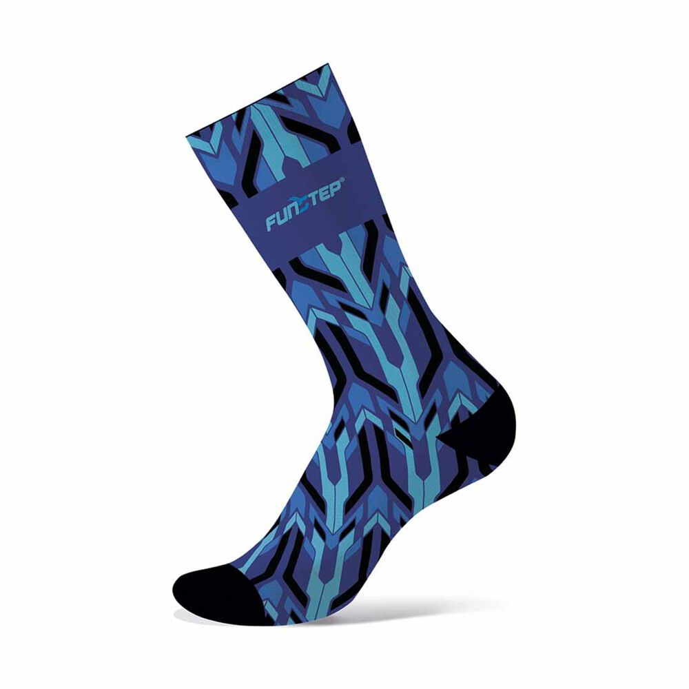 Calcetines Funstep Ciclismo Azul Claro/azul Oscuro Xl 44-47 image number 0.0