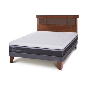 Cama Europea Cic Ortopedic Advance / 2 Plazas / Base Normal + Respaldo