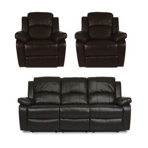 Juego De Living Reclinable Cic Valencia - Andalucia / 1 Cuerpo + 3 Cuerpos